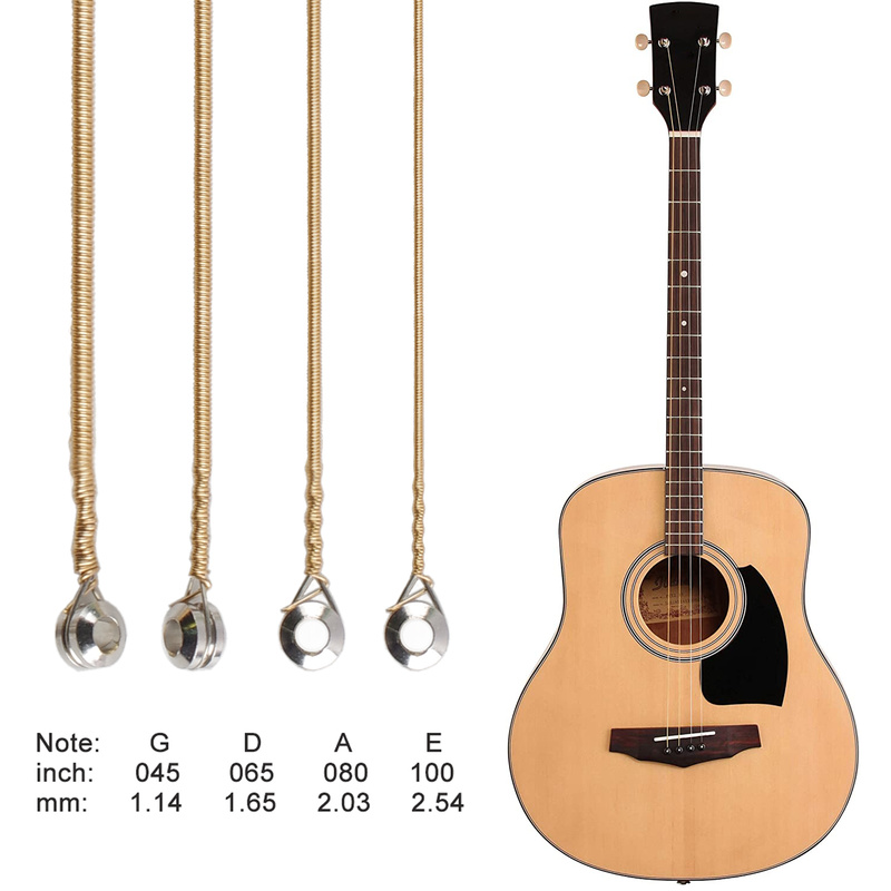 Bass Guitar Strings - 4 струны, акустические басы, антикоррозийные фосфоридные