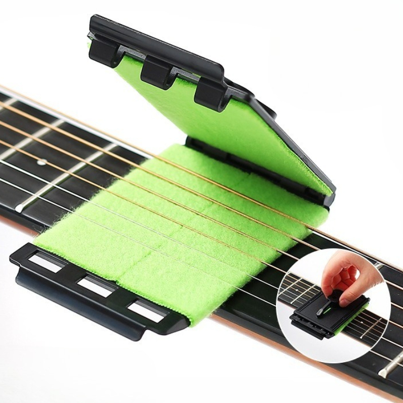 Bass Guitar Strings - Портативный складной очиститель для гитарных струн,