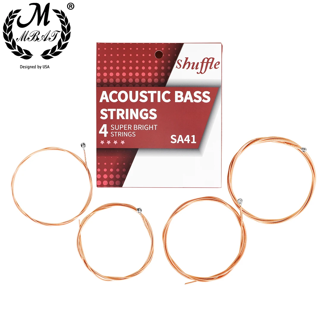 Bass Guitar Strings - Акустические басовые струны M MBAT, 4-струнные