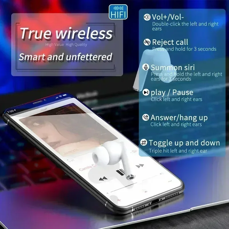 НОВЫЕ беспроводные наушники, B – обзор и цена Contact Pickup Mic