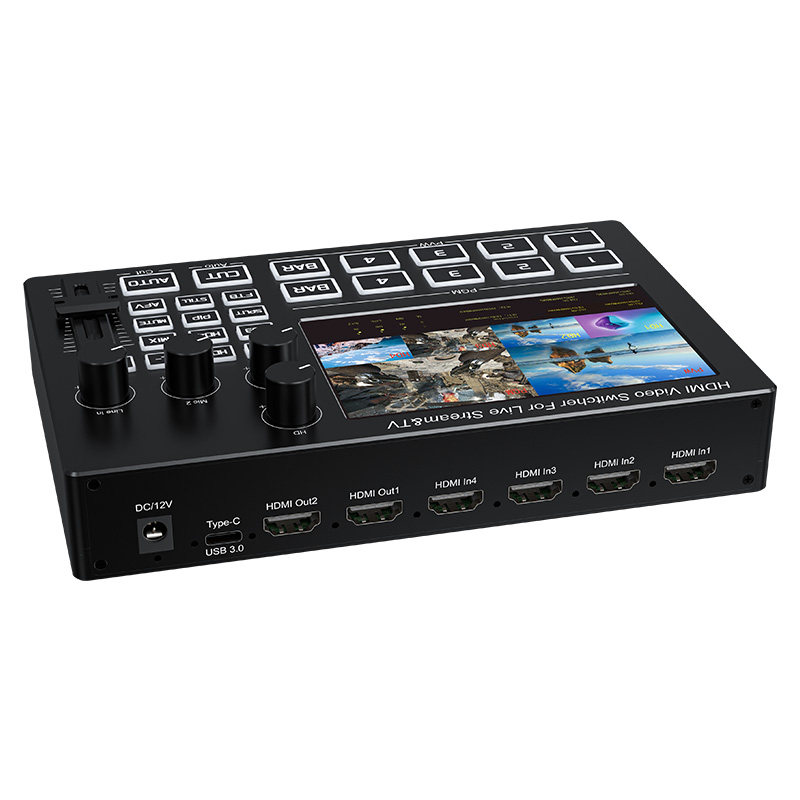 4-канальный видеомикшер-коммут – обзор и цена Audio Mixer 4 Channel
