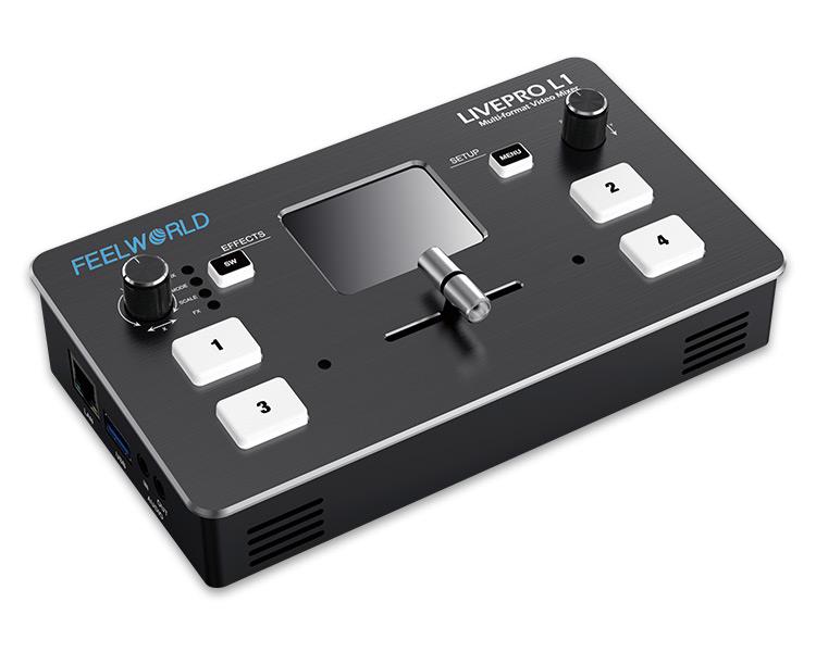 FEELWORLD LIVEPRO L1 4xHDMI вх – обзор и цена Audio Mixer 4 Channel