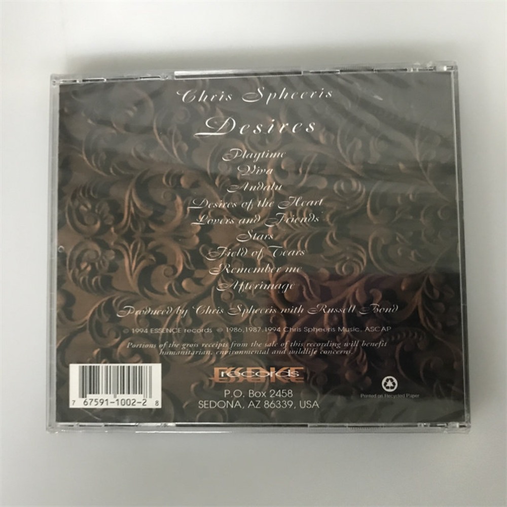 CD «Desires» Криса Спириса, му – обзор и цена Audio Music In