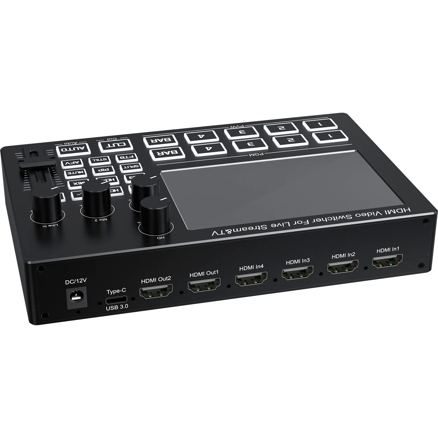 4-канальный HDMI видеомикшер 1 – обзор и цена Audio Mixer 4 Channel