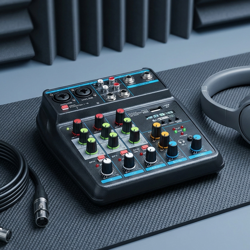 4-канальный мини-аудиомикшер U – обзор и цена Audio Mixer 4 Channel