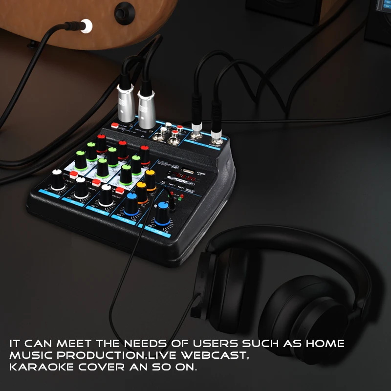 4-канальный мини-аудиомикшер U – обзор и цена Audio Mixer 4 Channel