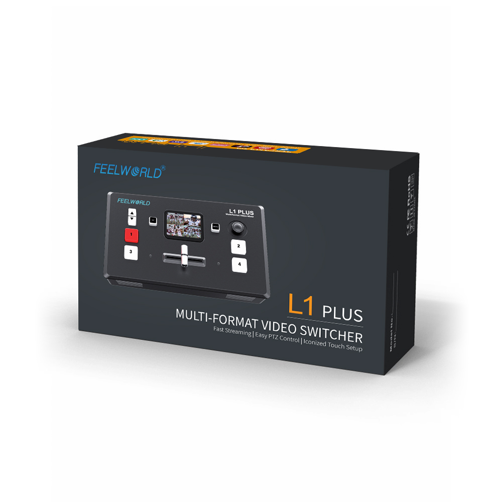 Видеомикшер FEELWORLD L1 PLUS  – обзор и цена Audio Mixer 4 Channel